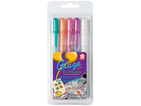 Sakura Gelly Roll - Glaze 3D-roller set 5 stk
