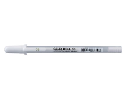 Sakura Gelly Roll Basic - hvit str 08