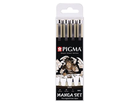 Sakura Pigma Sephia - Manga set - 4 stk