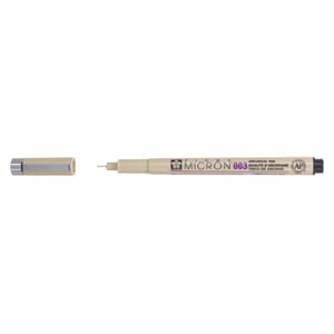 Sakura Pigma Micron - 49 sort - 003 (0,15 mm)