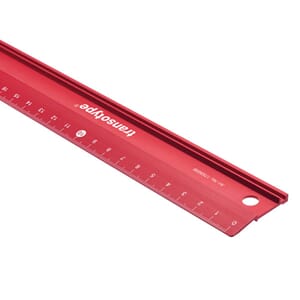 Transotype Non-slip aluminium ruler - 30 cm