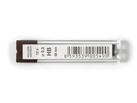 Koh-i-Noor grafittminer - 0,5 mm - HB - 12 miner