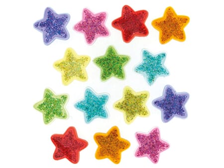 Buttons - Glitter Stars