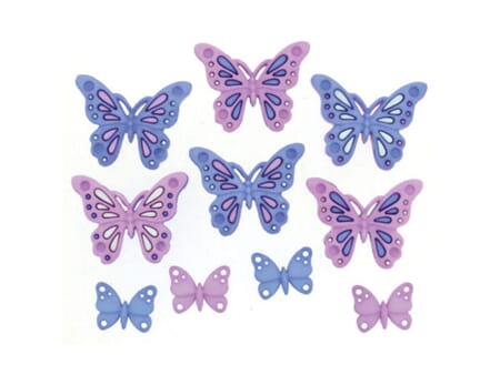 Buttons - Sweet Butterflies