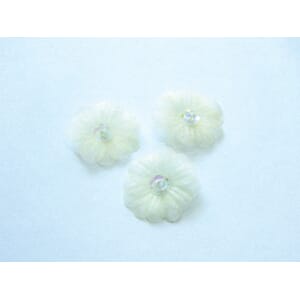 Organzablomster lysegrønn 30 stk