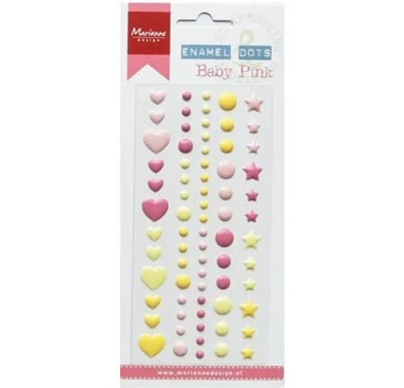 Enamel Dots - Baby Pink