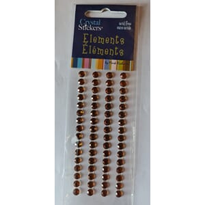 Halvperler strass - rav