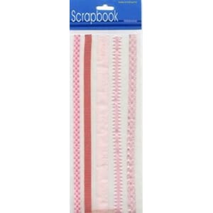 Selvklebende bånd 30,5 cm - rosa