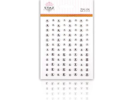 Strass m/lim - Klar - 96 stk