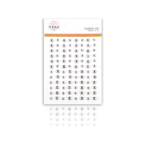 Duggdråper m/ lim - Klar - 96 stk