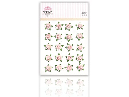 Roser 10 mm - Peonrosa - 20 stk