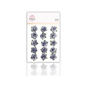 Roser 15 mm - Purpur - 15 stk