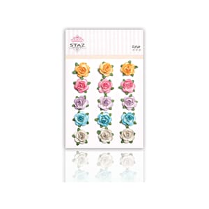 Rose - fargerik palett - 15 stk