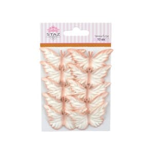 Sommerfugler - Antikk hvit