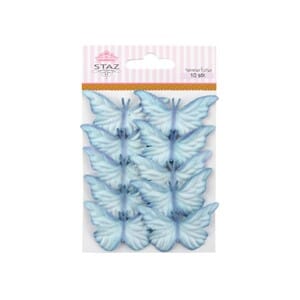 Sommerfugler - Babyblå