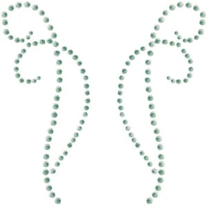 Rhinestone Flourishes Ice