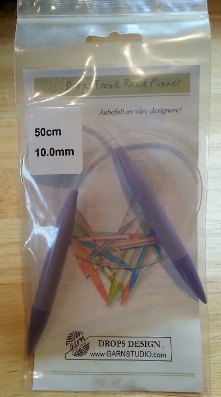 Drops rundpinne Trend - plast - 50 cm/10 mm