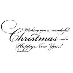 A Wonderful Christmas - ca 4,5x9