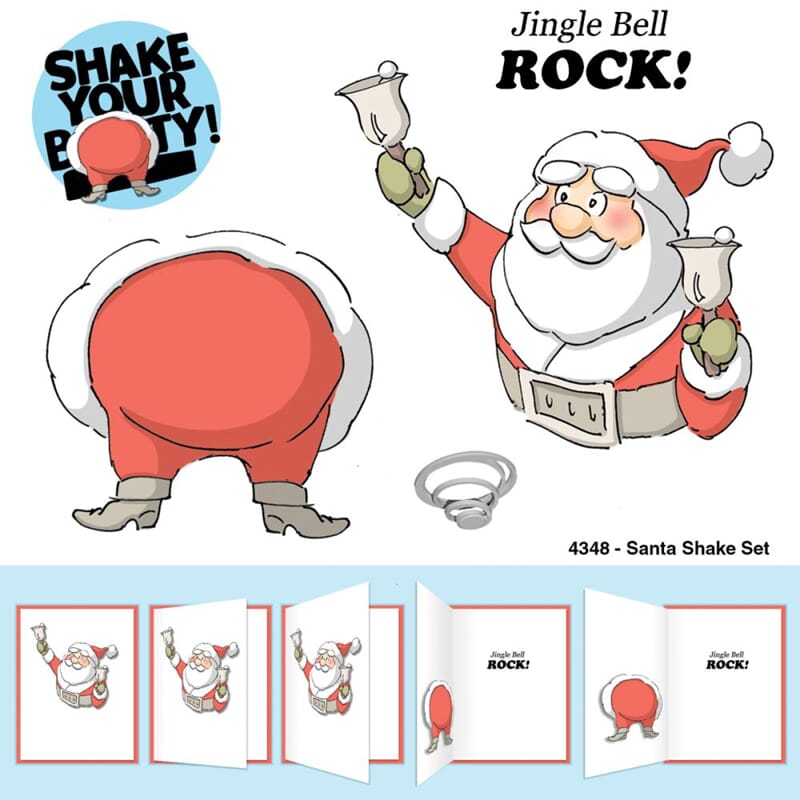 Jingle Bell Rock - Santa shake set - Rasmus Design