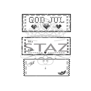 Staz stempelsett - Til & Fra