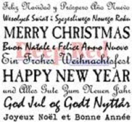 Deep Red - International Holiday Wishes