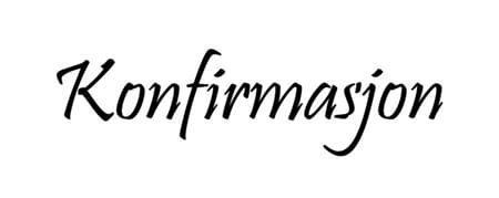 Konfirmasjon - ca 6,5x2