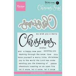 Christmas Song - Stempler med die