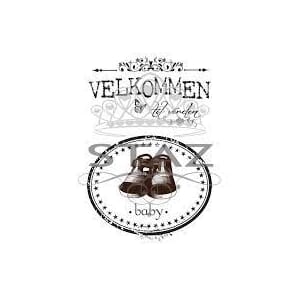 Staz stempelsett - Velkommen til verden