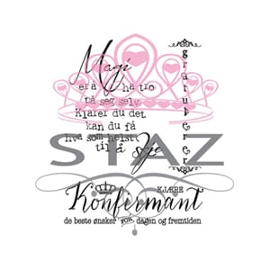 Staz stempelsett - Konfirmasjon