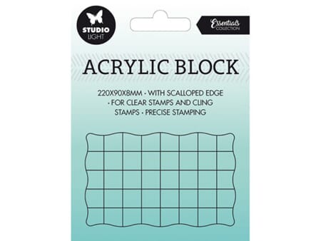 Acryliv Stamping Block - 50x80+8 mm