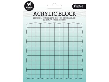Acrylic Stamp Block - 120x120x8 mm