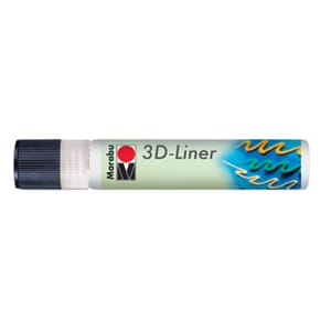 Marabu 3D liner - 670 hvit