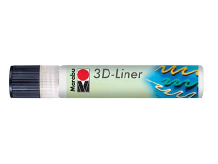 Marabu 3D liner - 670 hvit