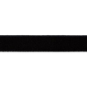 Fløyelsbånd sort - 16 mm bredde - PR 10 cm