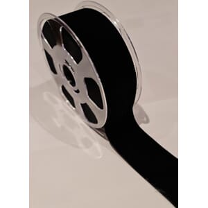 Fløyelsbånd sort - 50 mm bredde - PR Meter