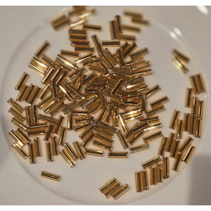 Stråperler 6 mm - 17050 Gull