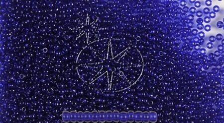 Bunadsperler - 30100 Mørk safirblå
