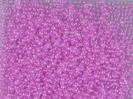 Bunadsperler - 38125 Skarp rosa m/ skinn