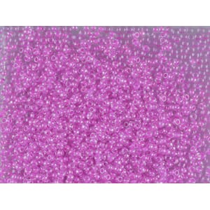 Bunadsperler - 38125 Skarp rosa m/ skinn