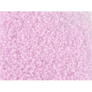 Bunadsperler - 38326 Svak lillarosa m/ skinn