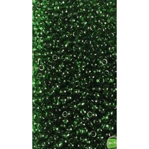 Bunadsperler - 50060 Transparent grønn