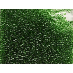 Bunadsperler - 50120 Grønn transparent