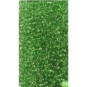 Bunadsperler - 50120 Tranparent grønn