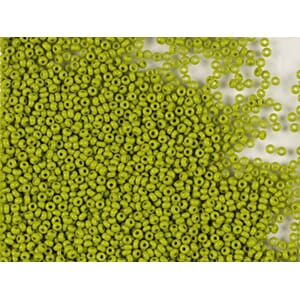 Bunadsperler - 53430 Grønn opak