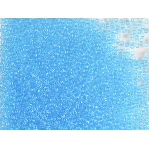 Bunadsperler - 60010  Lys aquamarin transparent