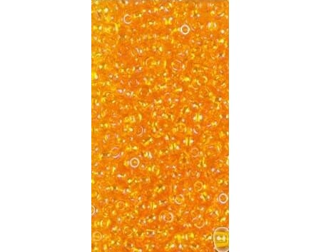 Bunadsperler - 81060 Orange transp, m/ skimmer