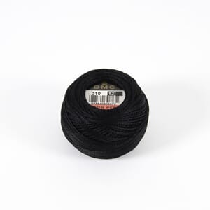DMC Perlegarn nr 12 - 310 sort