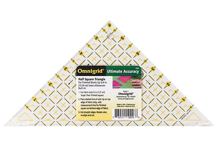 Prym Quick Triangle ruler - Omnigrid -  to 6 inch