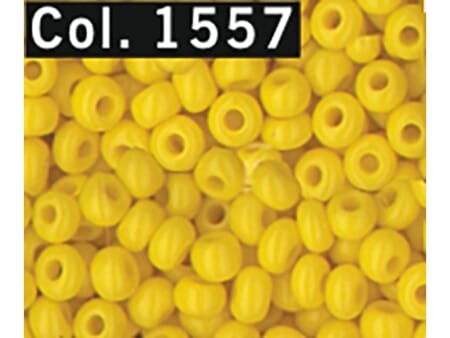 Gütermann rocailles opac -9/0 - 28g - 1557 gul opak