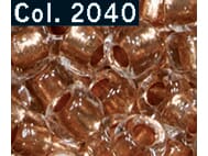 Gütermann Rocailles 9/0 vaskbar - 2040 - 12 g - brown coll.